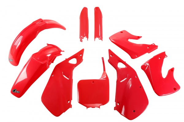 Full plastic kit Honda - red - REPLICA PLASTICS - HOKIT094F-067 - UFO Plast