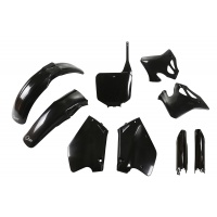 Full Kit Plastiche nero per Honda CR 125 (1995-97) - CR 250 (1996-97) - PLASTICHE REPLICA - HOKIT095F-001 - Ufo Plast