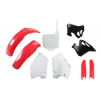 Full Plastic Kit OEM Color 96 for Honda CR 125 (1995-97) - CR 250 (1995-96) - REPLICA PLASTICS - HOKIT095F-999 - Ufo Plast Full Plastic Kit OEM Color 96 for Honda CR 125 (1995-97) - CR 250 (1995-96) - REPLICA PLASTICS - HOKIT095F-999 - Ufo Plast