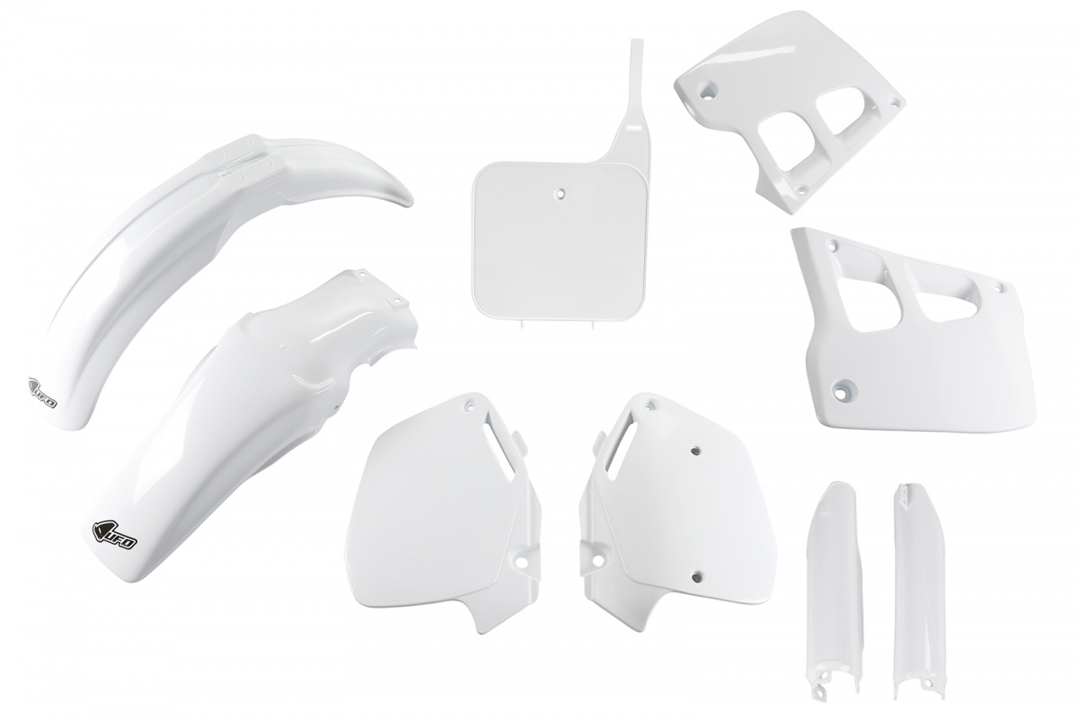 Full Kit Plastiche bianco per Honda CR 125 (1991-92) - CR 250 (1990-91) - PLASTICHE REPLICA - HOKIT097F-041 - Ufo Plast