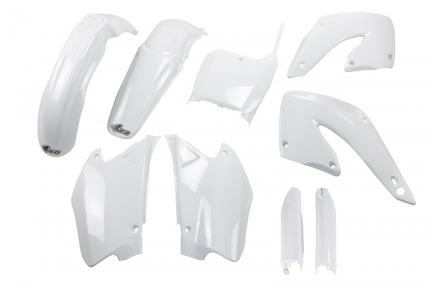 Full kit plastiche Honda - bianco - PLASTICHE REPLICA - HOKIT100F-041 - UFO Plast