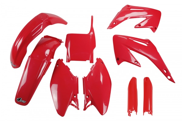 Full kit plastiche Honda - rosso - PLASTICHE REPLICA - HOKIT102F-070 - UFO Plast