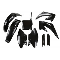 Full Kit Plastiche nero per Honda CR 125 (2005-07) - CR 250 (2005-07) - PLASTICHE REPLICA - HOKIT103F-001 - Ufo Plast