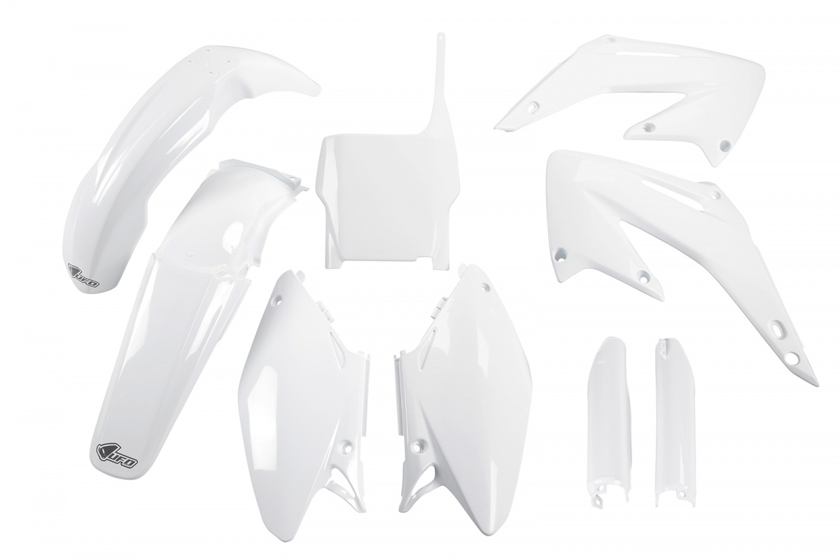 Full Kit Plastiche bianco per Honda CR 125 (2005-07) - CR 250 (2005-07) - PLASTICHE REPLICA - HOKIT103F-041 - Ufo Plast