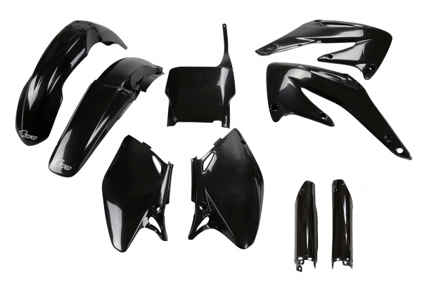 Full kit plastiche Honda - nero - PLASTICHE REPLICA - HOKIT107F-001 - UFO Plast