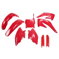 Full kit plastiche Honda - rosso - PLASTICHE REPLICA - HOKIT107F-070 - UFO Plast
