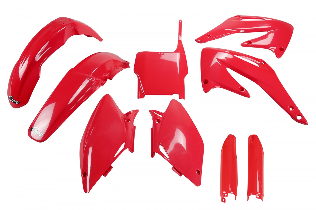 Full kit plastiche Honda - rosso - PLASTICHE REPLICA - HOKIT107F-070 - UFO Plast