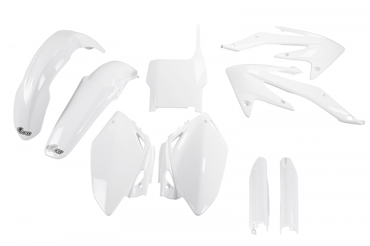 Full Kit Plastiche bianco per Honda CRF 450R (2005-06) - PLASTICHE REPLICA - HOKIT108F-041 - Ufo Plast