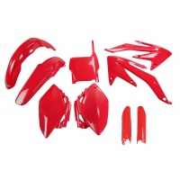 Full Kit Plastiche rosso per Honda CRF 450R (2005-06) - PLASTICHE REPLICA - HOKIT108F-070 - Ufo Plast