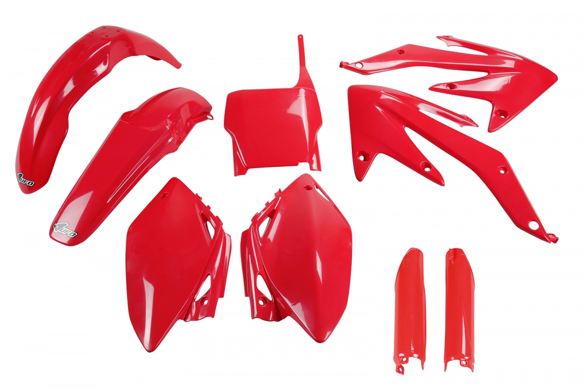 Full Kit Plastiche rosso per Honda CRF 450R (2005-06) - PLASTICHE REPLICA - HOKIT108F-070 - Ufo Plast