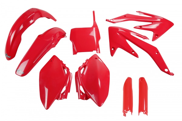 Full kit plastiche Honda - rosso - PLASTICHE REPLICA - HOKIT108F-070 - UFO Plast
