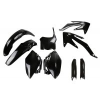 Full Plastic Kit black for Honda CRF 450R (2008) - REPLICA PLASTICS - HOKIT110BF-001 - Ufo Plast
