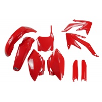 Full Kit Plastiche rosso per Honda CRF 450R (2008) - PLASTICHE REPLICA - HOKIT110BF-070 - Ufo Plast