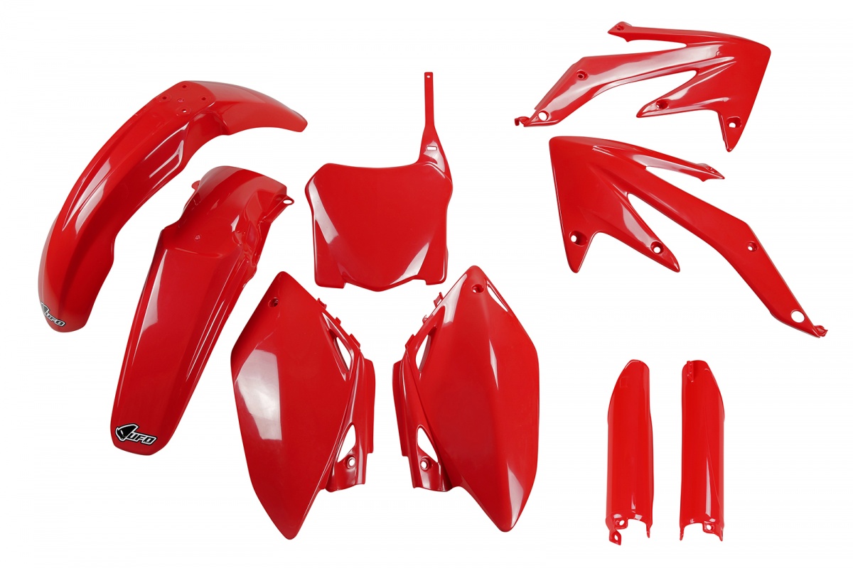 Full Kit Plastiche rosso per Honda CRF 450R (2008) - PLASTICHE REPLICA - HOKIT110BF-070 - Ufo Plast