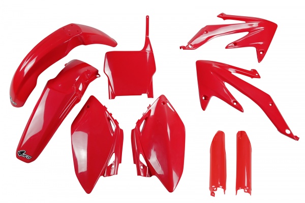Full kit plastiche Honda - rosso - PLASTICHE REPLICA - HOKIT110F-070 - UFO Plast