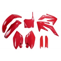 Full kit plastiche Honda - rosso - PLASTICHE REPLICA - HOKIT112F-070 - UFO Plast