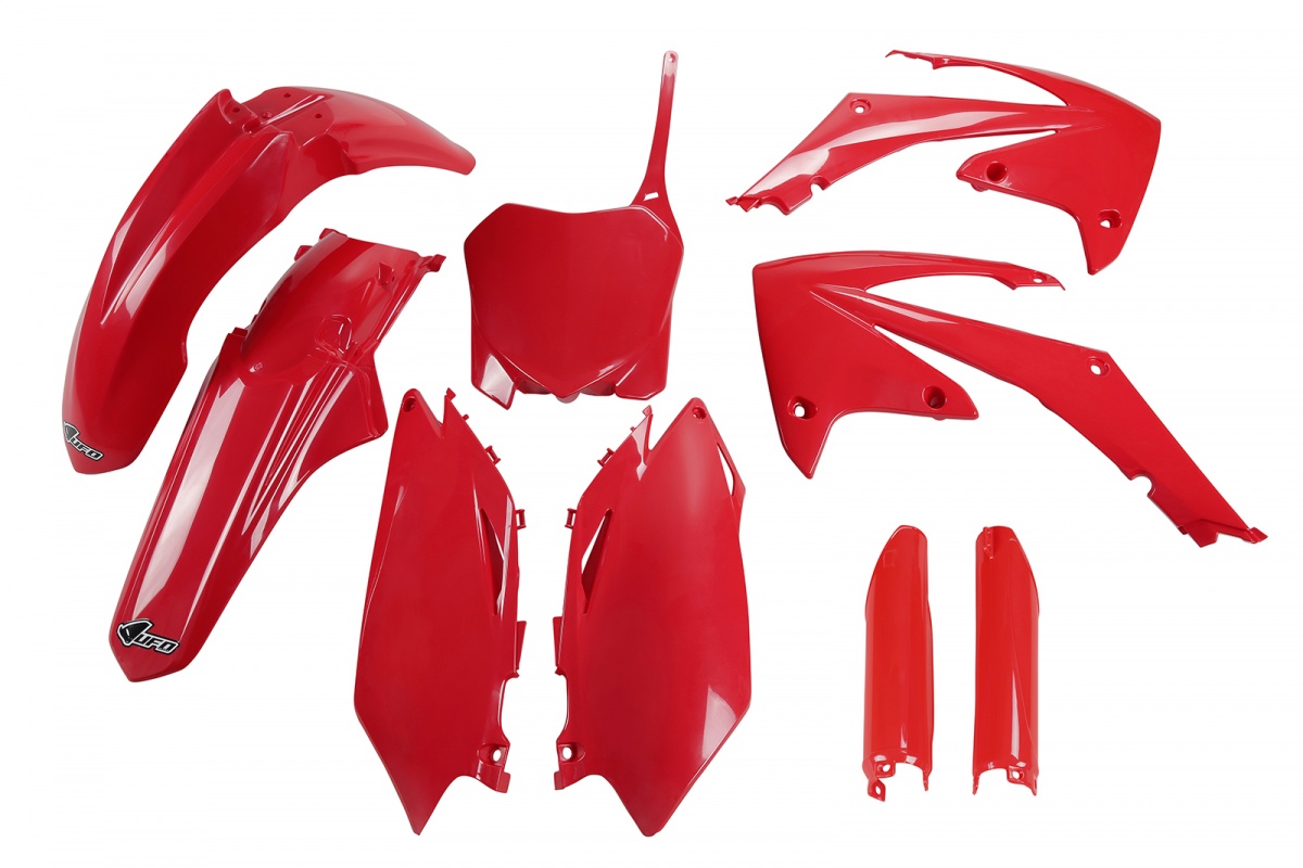 Full kit plastiche Honda - rosso - PLASTICHE REPLICA - HOKIT113F-070 - UFO Plast