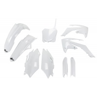 Full kit plastiche Honda - bianco - PLASTICHE REPLICA - HOKIT115F-041 - UFO Plast