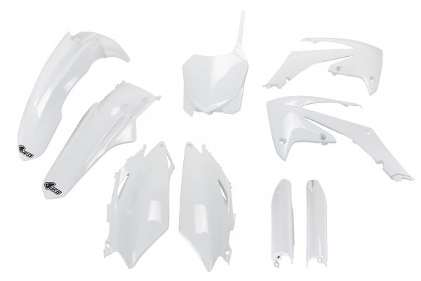 Full kit plastiche Honda - bianco - PLASTICHE REPLICA - HOKIT115F-041 - UFO Plast