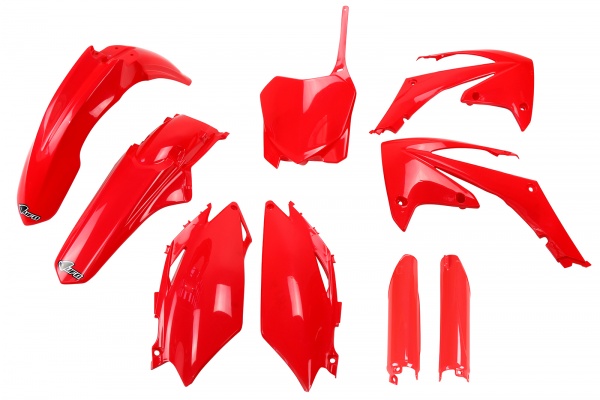 Full kit plastiche Honda - rosso - PLASTICHE REPLICA - HOKIT115F-070 - UFO Plast