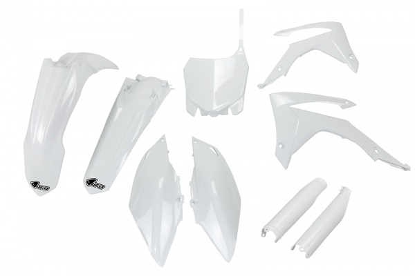 Full kit plastiche Honda - bianco - PLASTICHE REPLICA - HOKIT116F-041 - UFO Plast