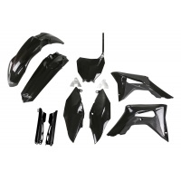 Full plastic kit Honda - black - REPLICA PLASTICS - HOKIT119F-001 - UFO Plast