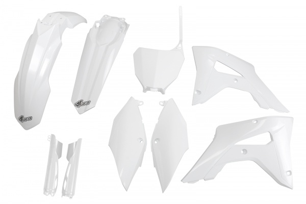 Full kit plastiche Honda - bianco - PLASTICHE REPLICA - HOKIT120F-041 - UFO Plast