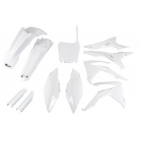 Full plastic kit with airbox cover USA Honda - white - REPLICA PLASTICS - HOKIT122F-041 - UFO Plast