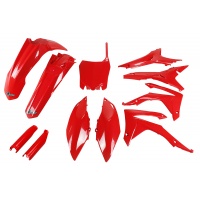 Full Kit Plastiche rosso per Honda CRF 250R (2014-17) - CRF 450R (2013-16) - PLASTICHE REPLICA - HOKIT122F-070 - Ufo Plast