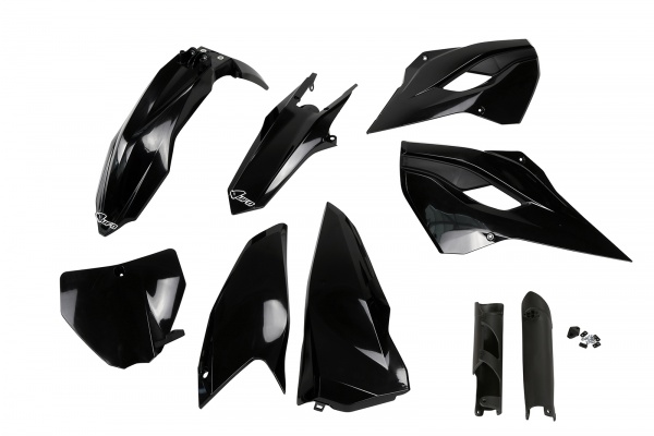 Plastic full kit Husqvarna - black - REPLICA PLASTICS - HUKIT613F-001 - UFO Plast