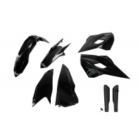 Plastic full kit Husqvarna - black - REPLICA PLASTICS - HUKIT615F-001 - UFO Plast