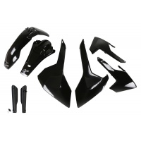 Full Plastic Kit black for Husqvarna TE 250 - TE 125 - FE 250 - TE 300 - FE 350 - FE 450 - TX 125 - TX 250 - TX 300 - REPLICA...