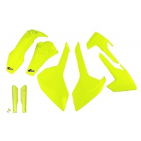 Full Kit Plastiche giallo fluoro per Husqvarna TE 250 - TE 125 - FE 250 - TE 300 - FE 350 - FE 450 - TX 125 - TX 250 - TX 300...