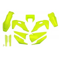 Full kit / With headlight - neon yellow - Husqvarna - REPLICA PLASTICS - HUKIT623F-DFLU - UFO Plast