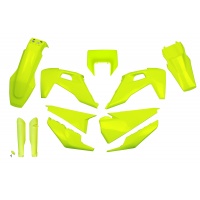 Full Kit Plastiche giallo fluoro per Husqvarna TE 250 - FE 250 - TE 300 - FE 350 - FE 450 - FE 501 - TX 125 - TX 250 - TX 30....