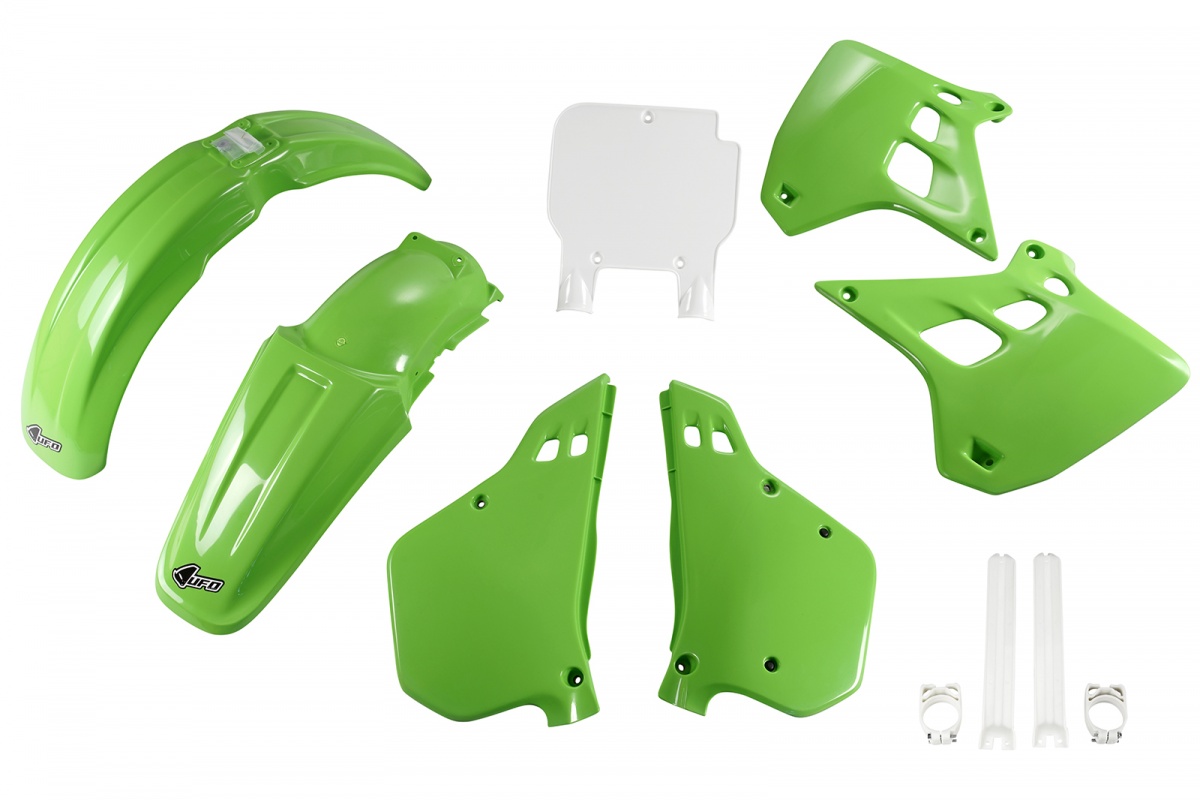 Full Plastic Kit OEM Color 90 for Kawasaki KX 250 (1990-91) - REPLICA PLASTICS - KAKIT188F-999 - Ufo Plast