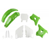 Full Kit Plastiche OEM Color per Kawasaki KX 125 (1994-95) - KX 250 (1994-95) - PLASTICHE REPLICA - KAKIT193F-999 - Ufo Plast
