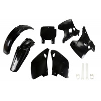 Full Plastic Kit black for Kawasaki KX 125 (1993) - KX 250 (1993) - REPLICA PLASTICS - KAKIT194F-001 - Ufo Plast