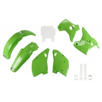 Full Kit Plastiche OEM Color per Kawasaki KX 125 (1992) - KX 250 (1992) - PLASTICHE REPLICA - KAKIT195F-999 - Ufo Plast