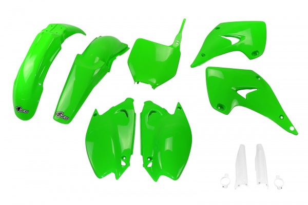Full kit plastiche Kawasaki - verde - PLASTICHE REPLICA - KAKIT201F-026 - UFO Plast