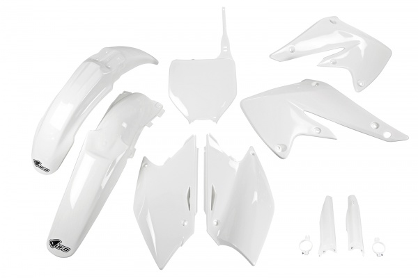 Full kit plastiche Kawasaki - bianco - PLASTICHE REPLICA - KAKIT203F-047 - UFO Plast