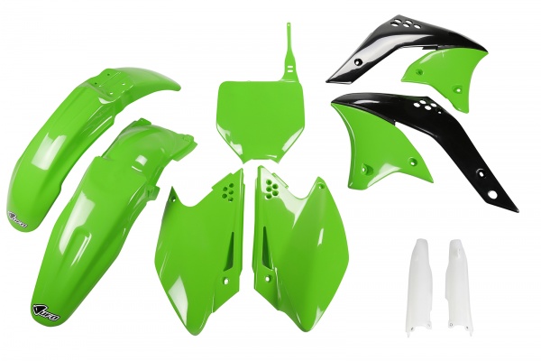 Full kit plastiche Kawasaki - verde - PLASTICHE REPLICA - KAKIT204F-026 - UFO Plast