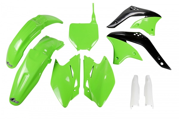 Full kit plastiche Kawasaki - verde - PLASTICHE REPLICA - KAKIT205F-026 - UFO Plast