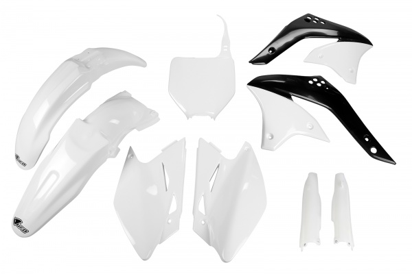 Full kit plastiche Kawasaki - bianco - PLASTICHE REPLICA - KAKIT205F-047 - UFO Plast