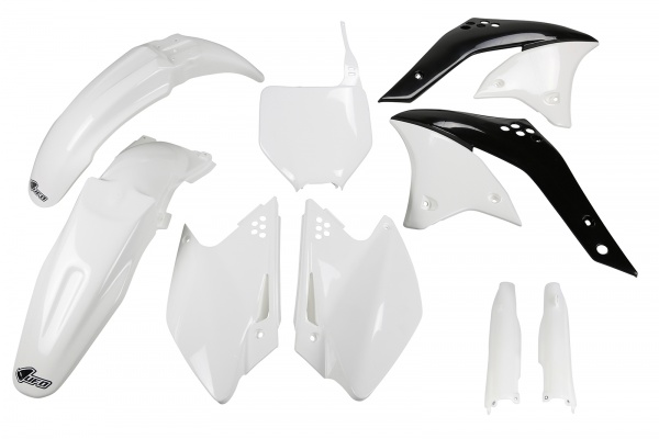 Full kit plastiche Kawasaki - bianco - PLASTICHE REPLICA - KAKIT208F-047 - UFO Plast