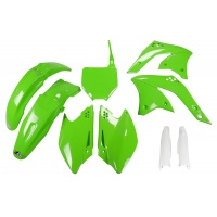 Full kit plastiche Kawasaki - verde - PLASTICHE REPLICA - KAKIT210F-026 - UFO Plast