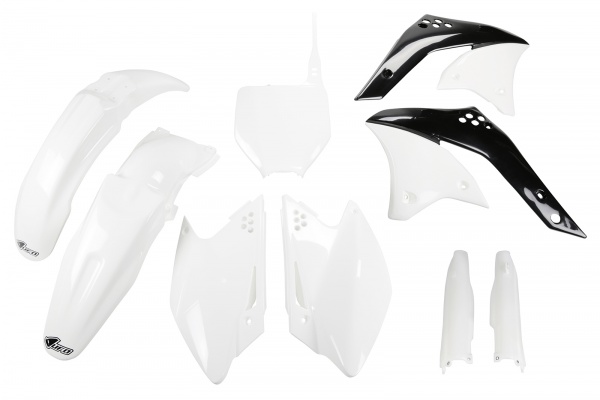 Full kit plastiche Kawasaki - bianco - PLASTICHE REPLICA - KAKIT210F-047 - UFO Plast