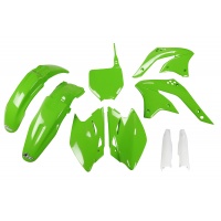 Full Kit Plastiche verde per Kawasaki KXF 450 (2008) - PLASTICHE REPLICA - KAKIT211F-026 - Ufo Plast