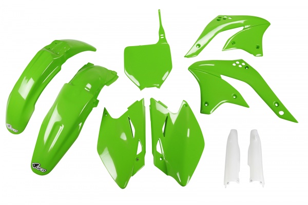 Full kit plastiche Kawasaki - verde - PLASTICHE REPLICA - KAKIT211F-026 - UFO Plast