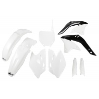 Full Plastic Kit white for Kawasaki KXF 450 (2008) - REPLICA PLASTICS - KAKIT211F-047 - Ufo Plast
